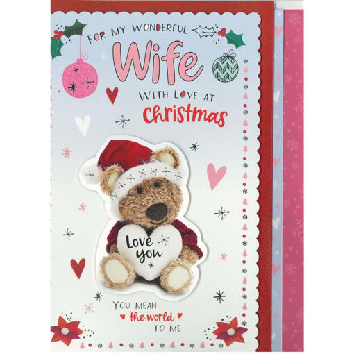 Picture of WONDERFUL WIFE CHRISTMAS CARD